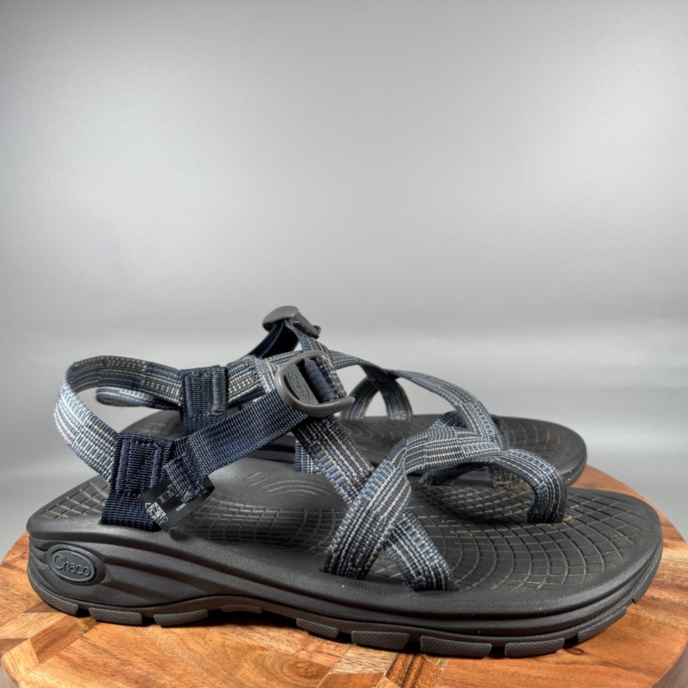Chaco Z1 Classic Mens Sandals Size 11 Black Blue Sport Outdoor Water Shoes‎
